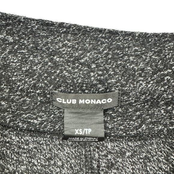 Club Monaco Wool Blend Marled Comfy Cozy Tie Front Jacket Cardigan Women's XS - Picture 6 of 8